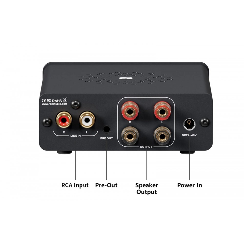 Fosi Audio V3 analog stereoforsterker