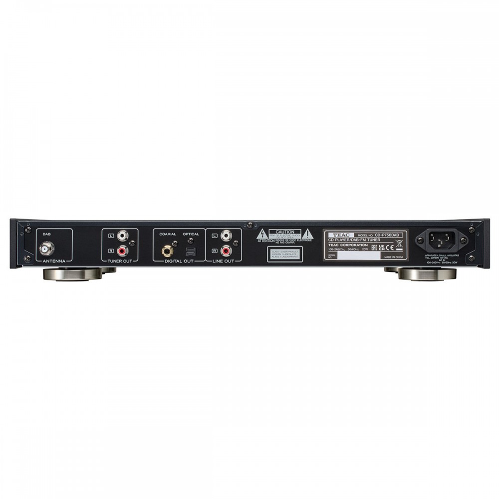 TEAC CD-P750DAB CD-spiller med DAB+/FM og Bluetooth